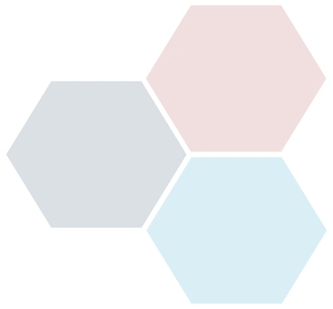 Alley Kat Colors in Hexagon Shapes